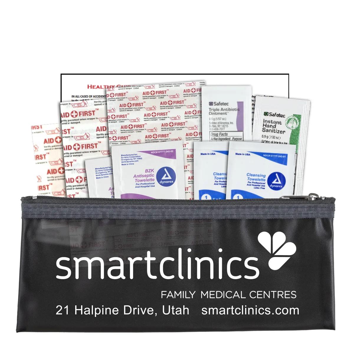 First Aid Kit 18 Piece with Hand Sanitizer - 8.25 x 3.38 in - product view 4