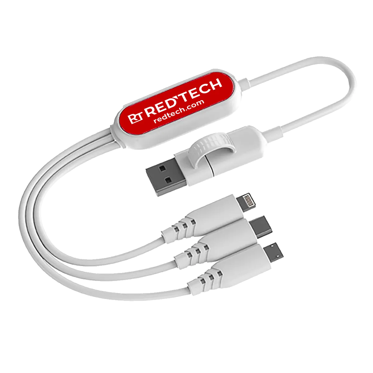 Universal Charging Cable 100W Three Connector - 16.75 in - product view 9