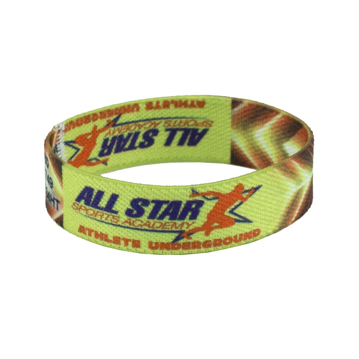 Elastic Wristband Full Color Sublimation Polyester - 0.5 x 8 in - product view 2