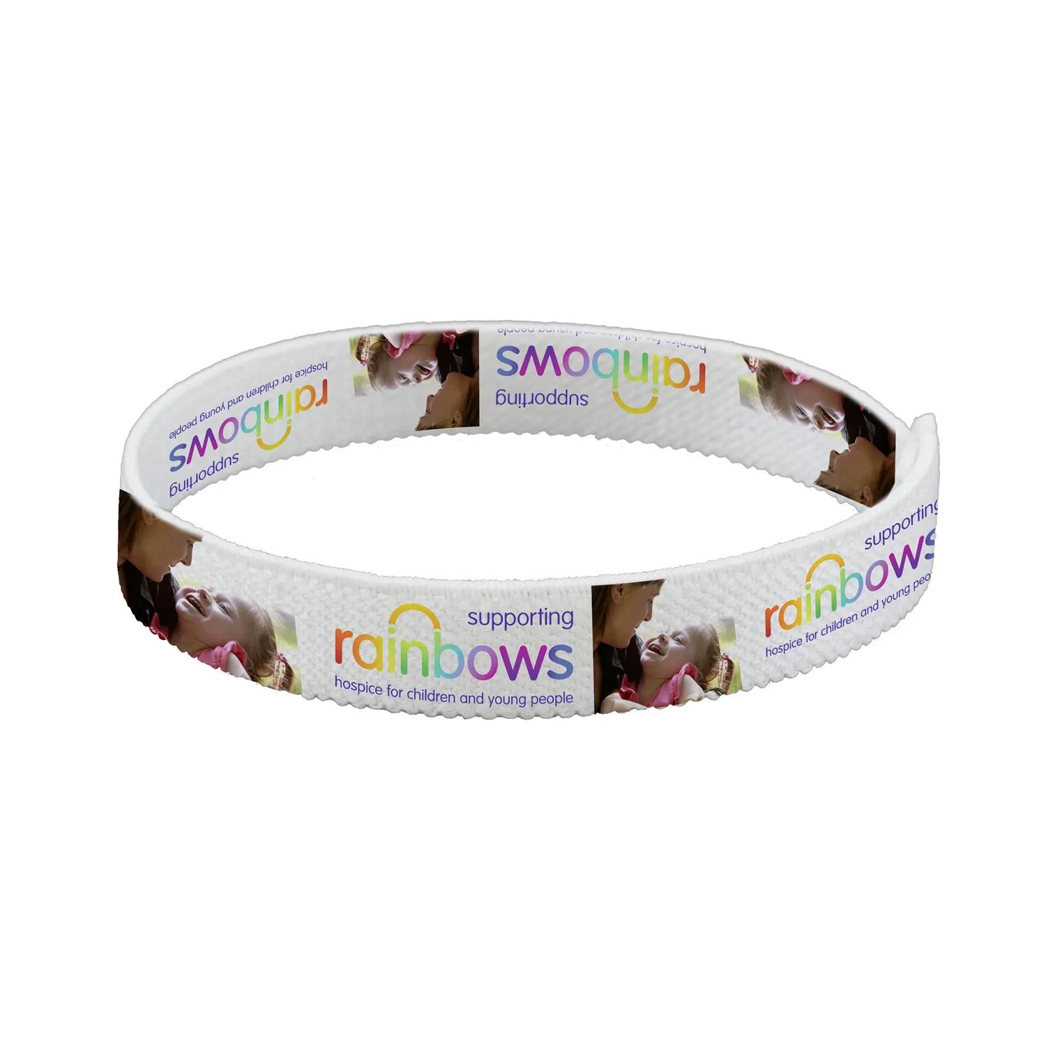 Dye Sublimation Wristband Stretchy Elastic - 3/4 x 8 in - product view 8