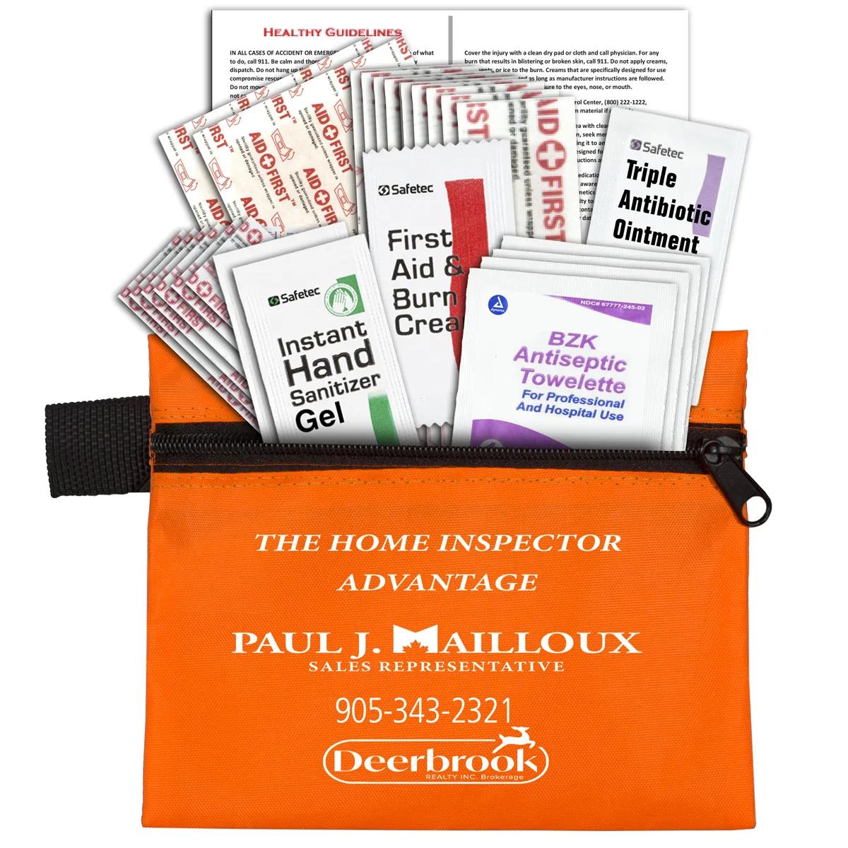 First Aid Kit Zippered Pouch 27 Piece - 5 x 4.25 in - product view 6