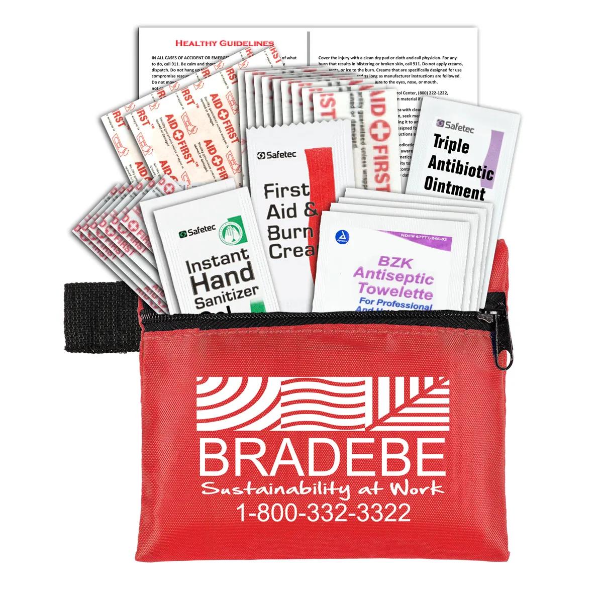 First Aid Kit Zippered Pouch 27 Piece - 5 x 4.25 in - product view 7