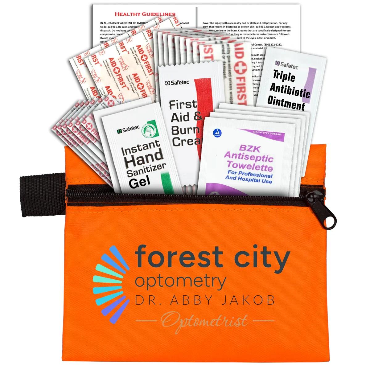 First Aid Kit Zippered Pouch 27 Piece - 5 x 4.25 in - product view 10