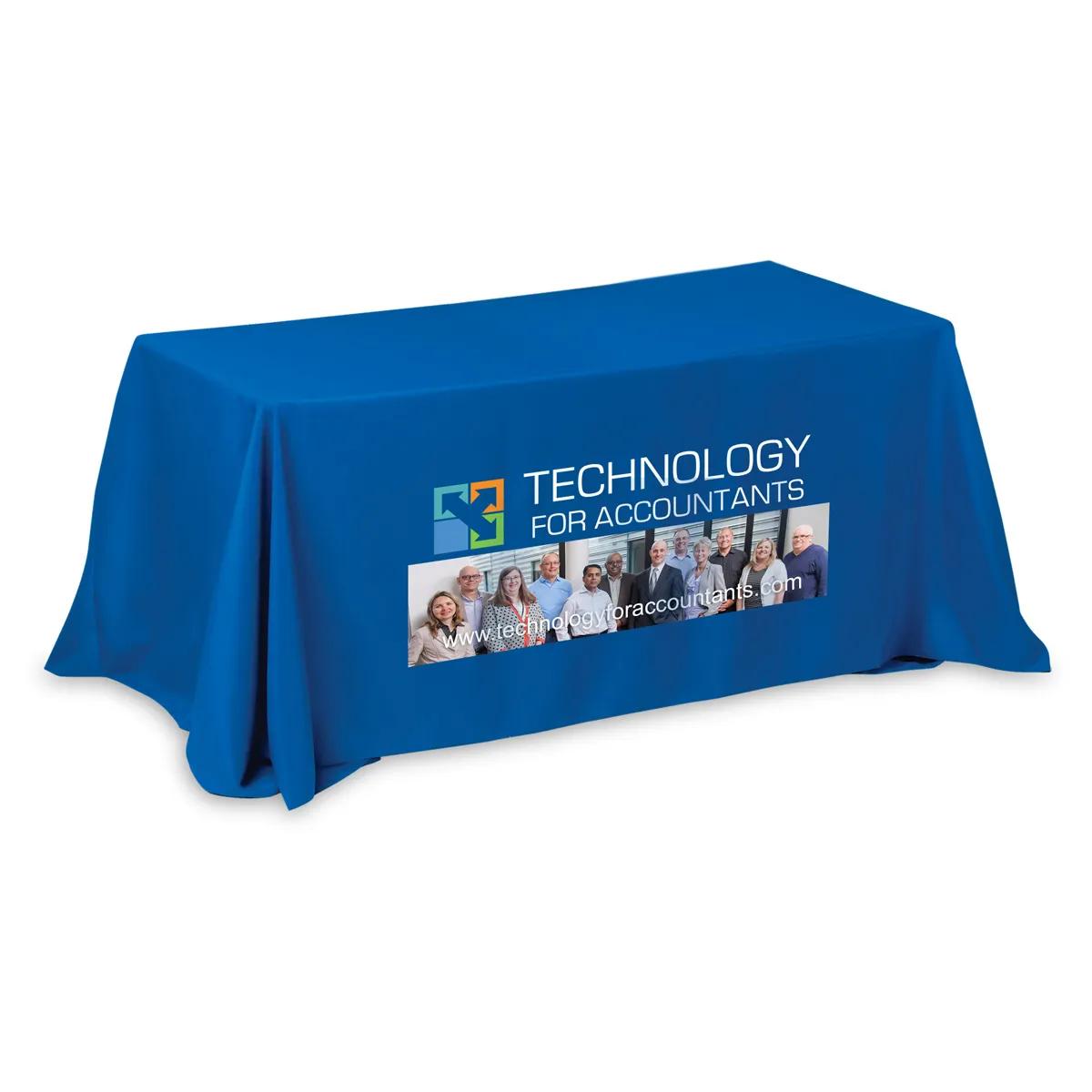 Table Cover 4-Sided Full Color Polyester - 8 ft - product view 8