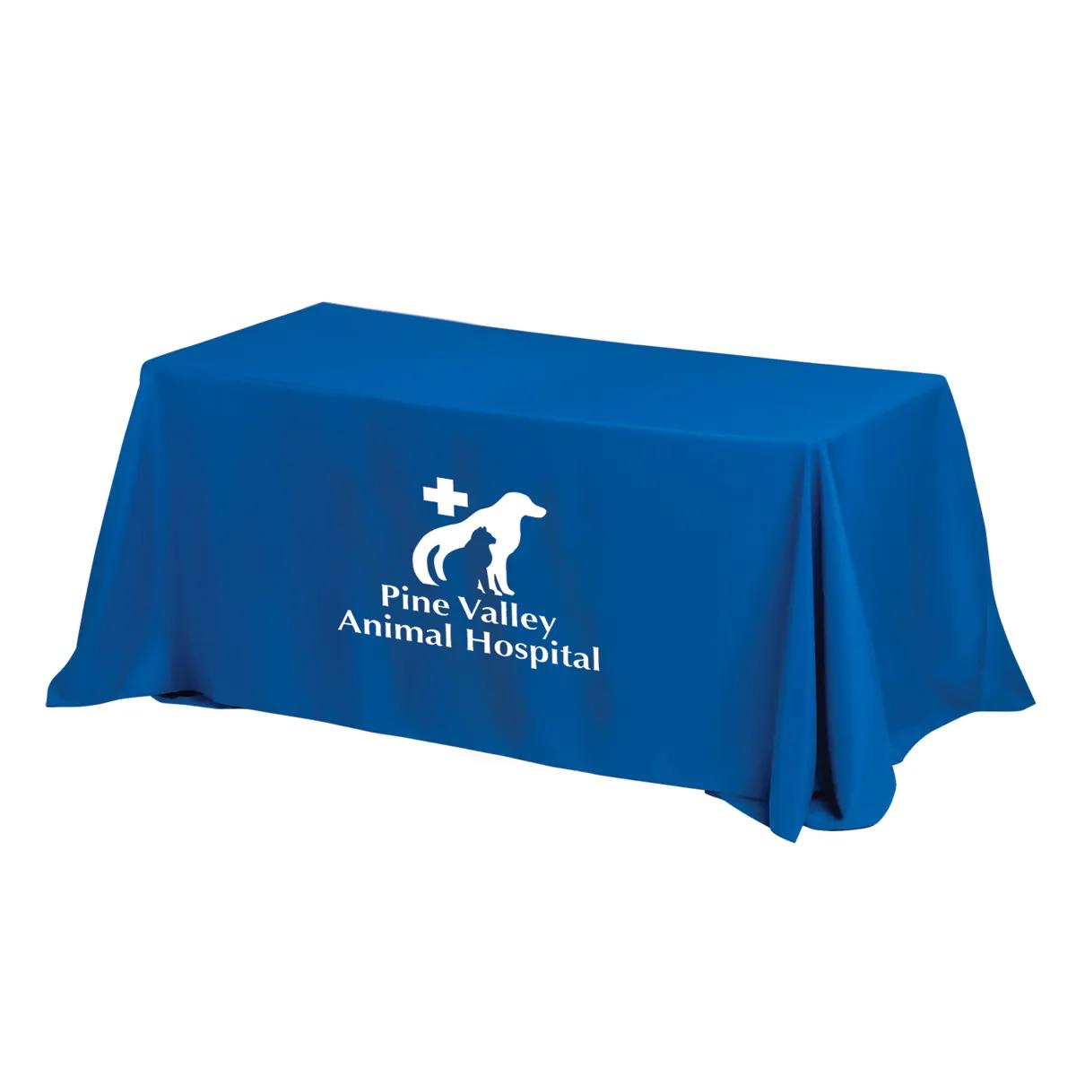 Table Cover 4-Sided Full Color Polyester - 8 ft - product view 10