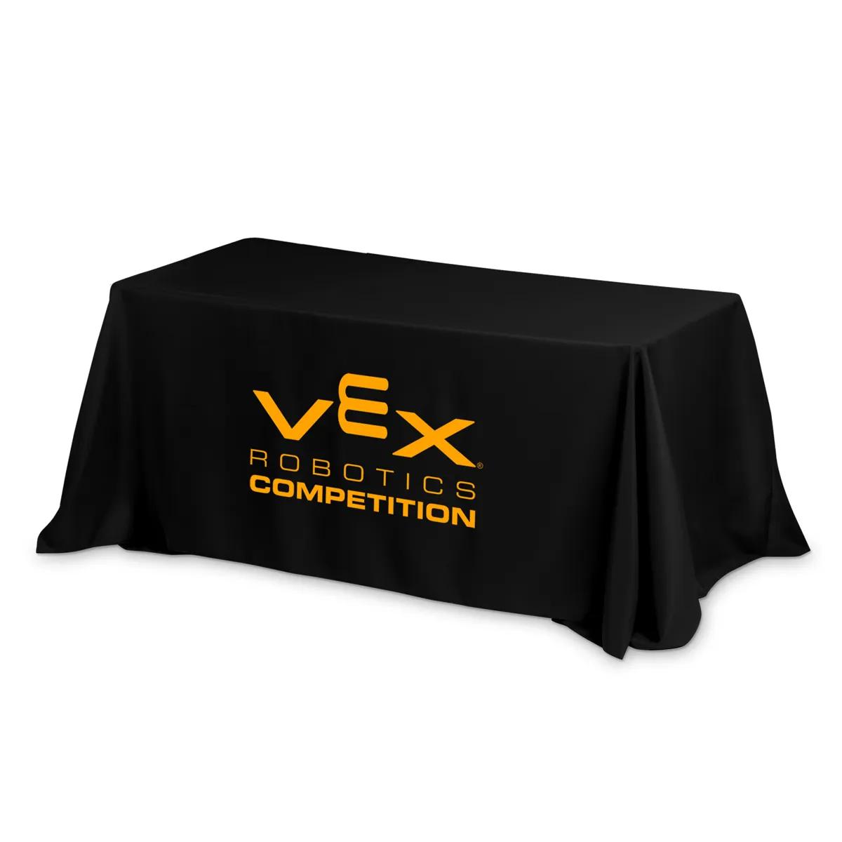 Table Cover 4-Sided One Color Print Polyester - 6 ft - product view 4