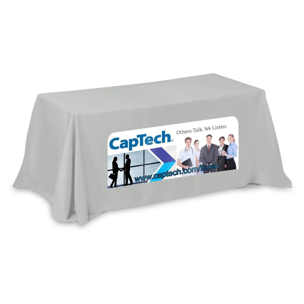 Table Cover 4-Sided PhotoImage Full Color - 6 ft - product view 2