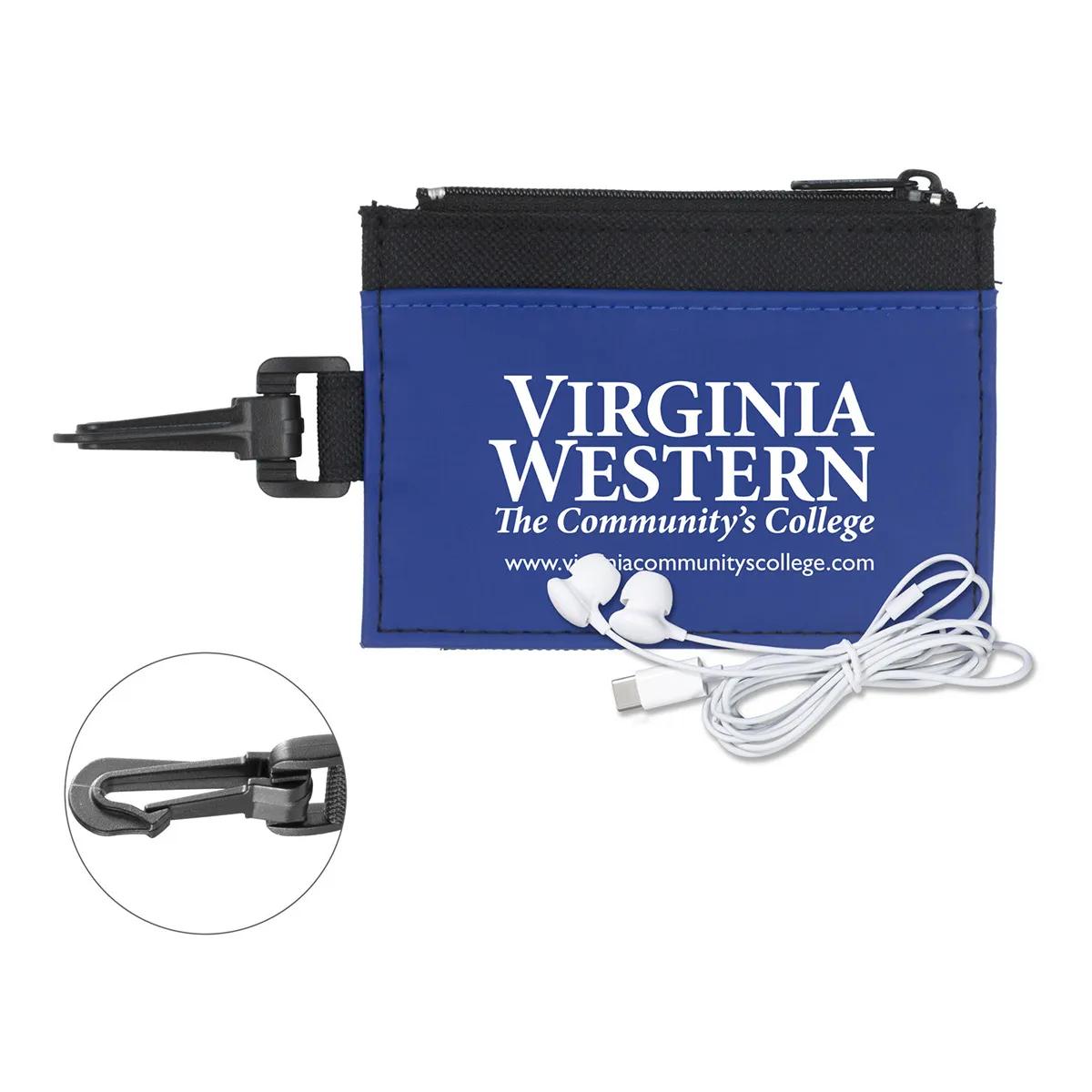 Mobile Tech Earbud Kit Travel ID Wallet - 4.5 x 3.25 in - product view 4