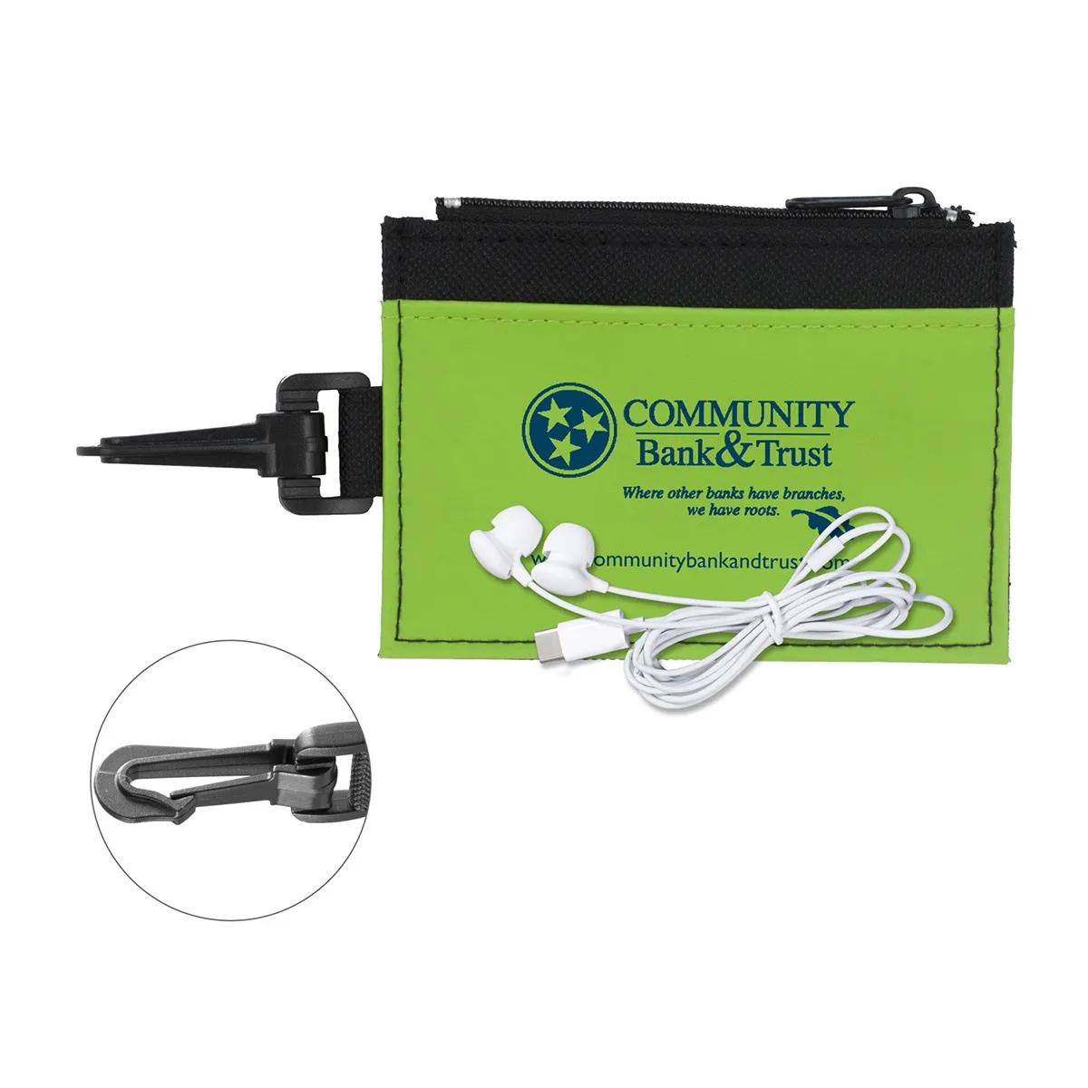 Mobile Tech Earbud Kit Travel ID Wallet - 4.5 x 3.25 in - product view 5