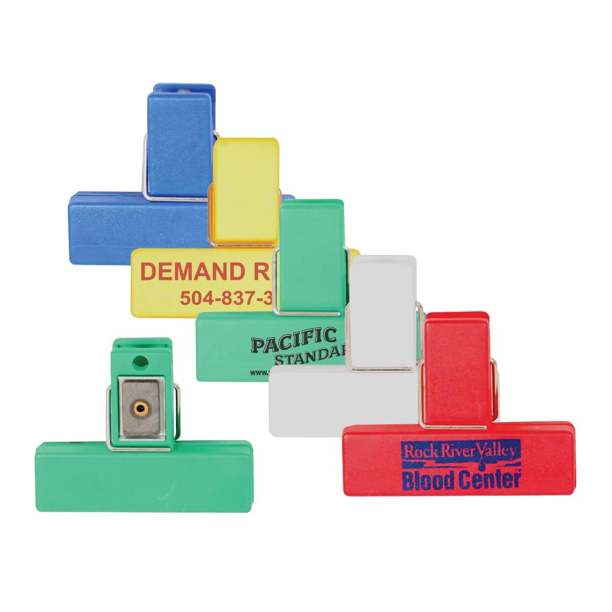 Magnetic Bag Clip for Notes and Documents - 2.5 x 2 in