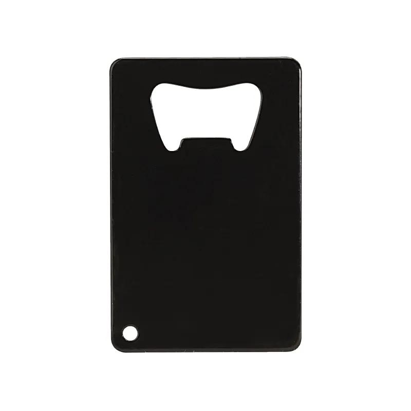 Credit Card Bottle Opener Powder Coated - 3.375 x 2.125 in - product view 3