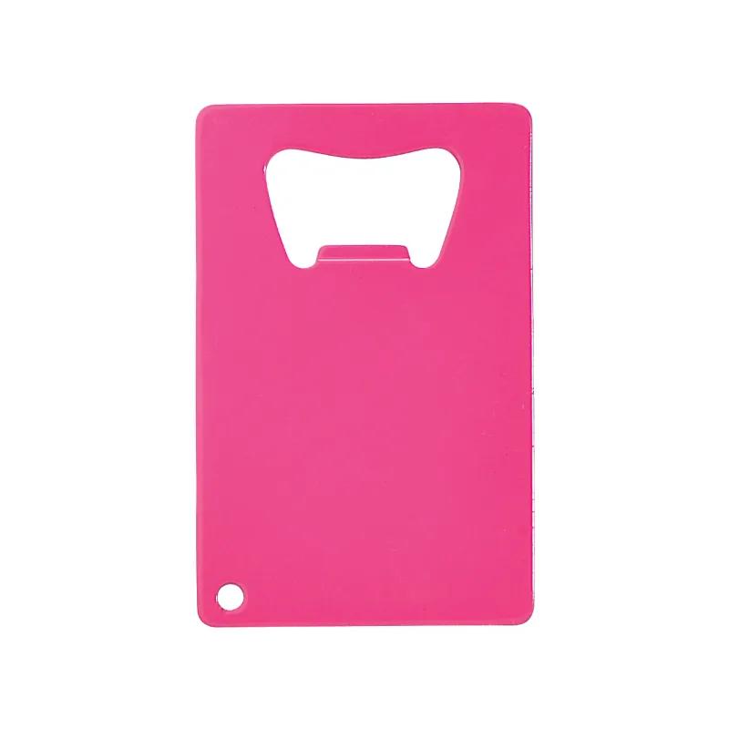 Credit Card Bottle Opener Powder Coated - 3.375 x 2.125 in - product view 7