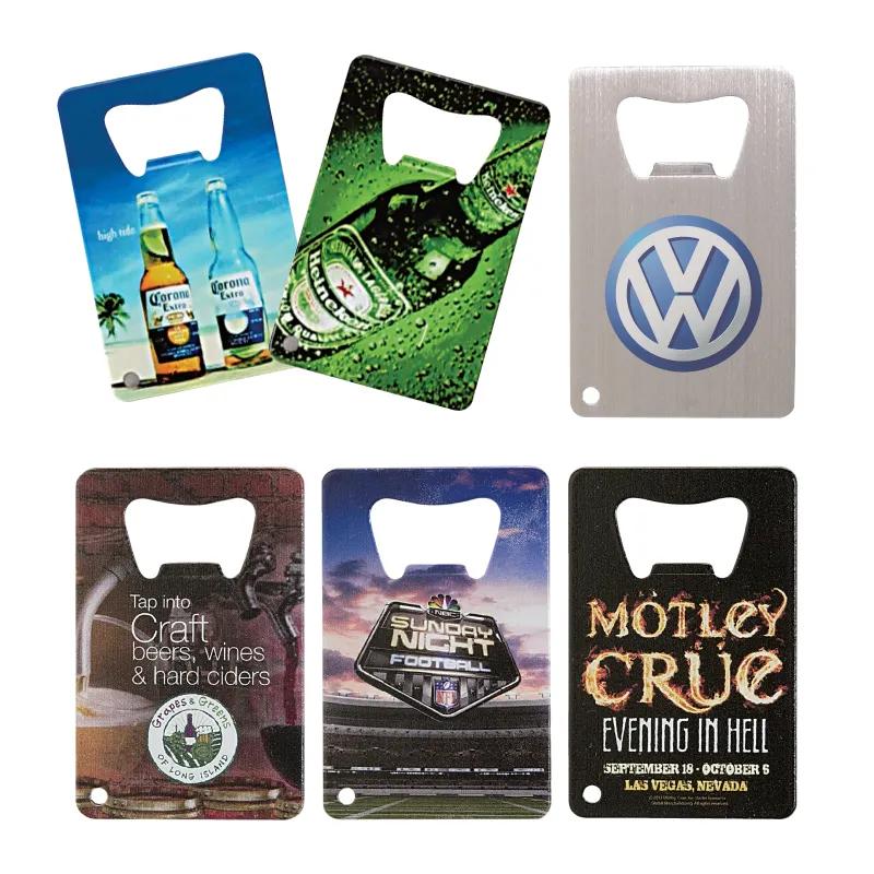 Full Color Print Credit Card Bottle Opener - 3.375 x 2.125 in