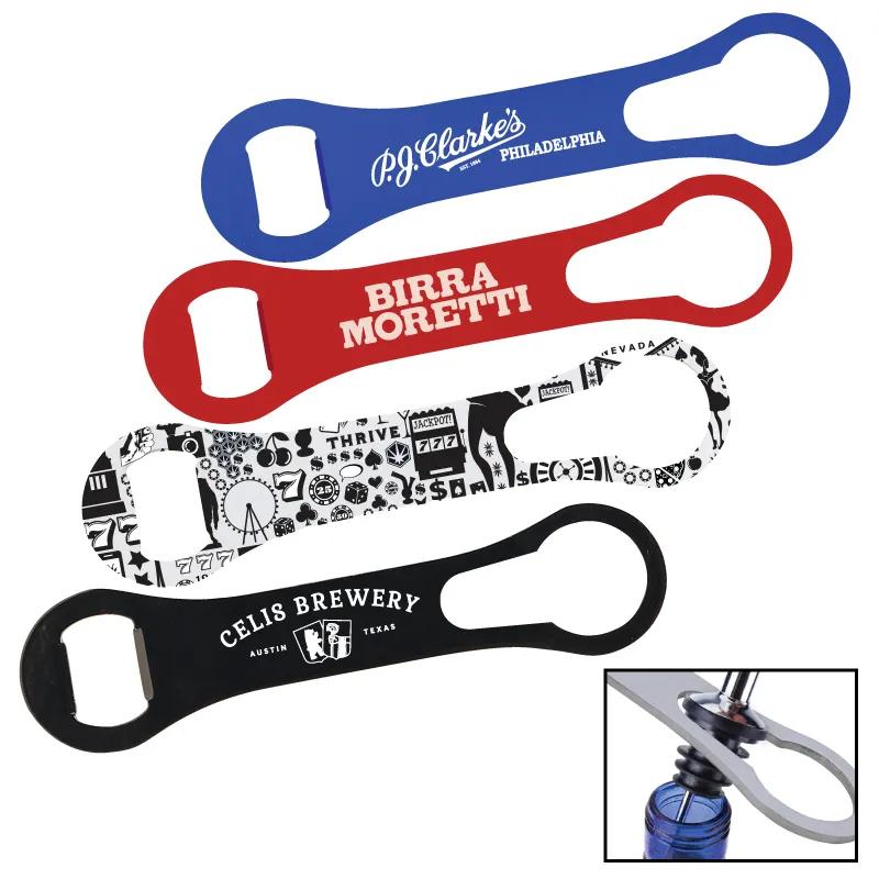 Powder Coated Dog Bone Bottle Opener Steel - 7.25 x 1.75 in