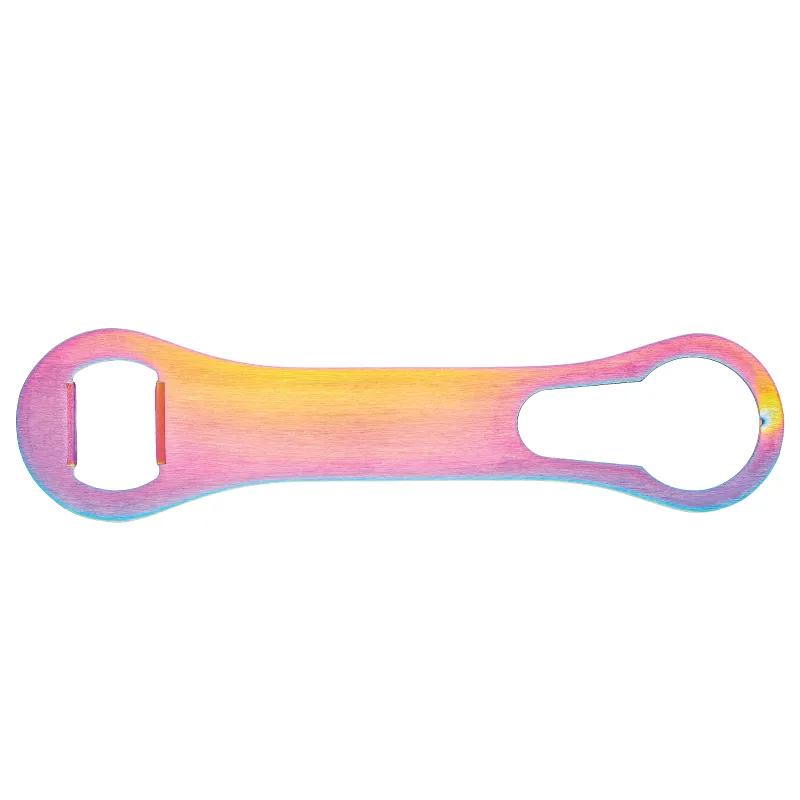 Titanium Finish Dog Bone Bottle Opener Steel - 7.25 x 1.75 in - product view 2