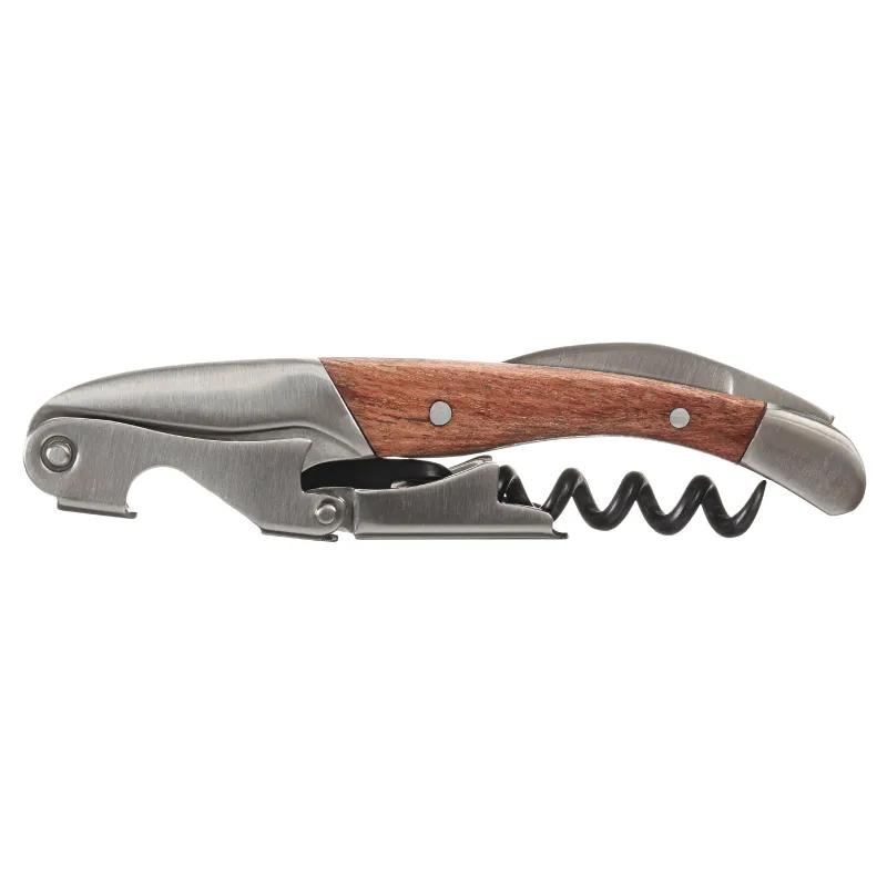 Waiter's Corkscrew Mahogany Double Hinged - 4.625 x 1 in - product view 2