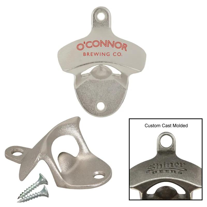 Wall Mounted Bottle Opener Zinc Alloy - 3.25 x 2.75 in
