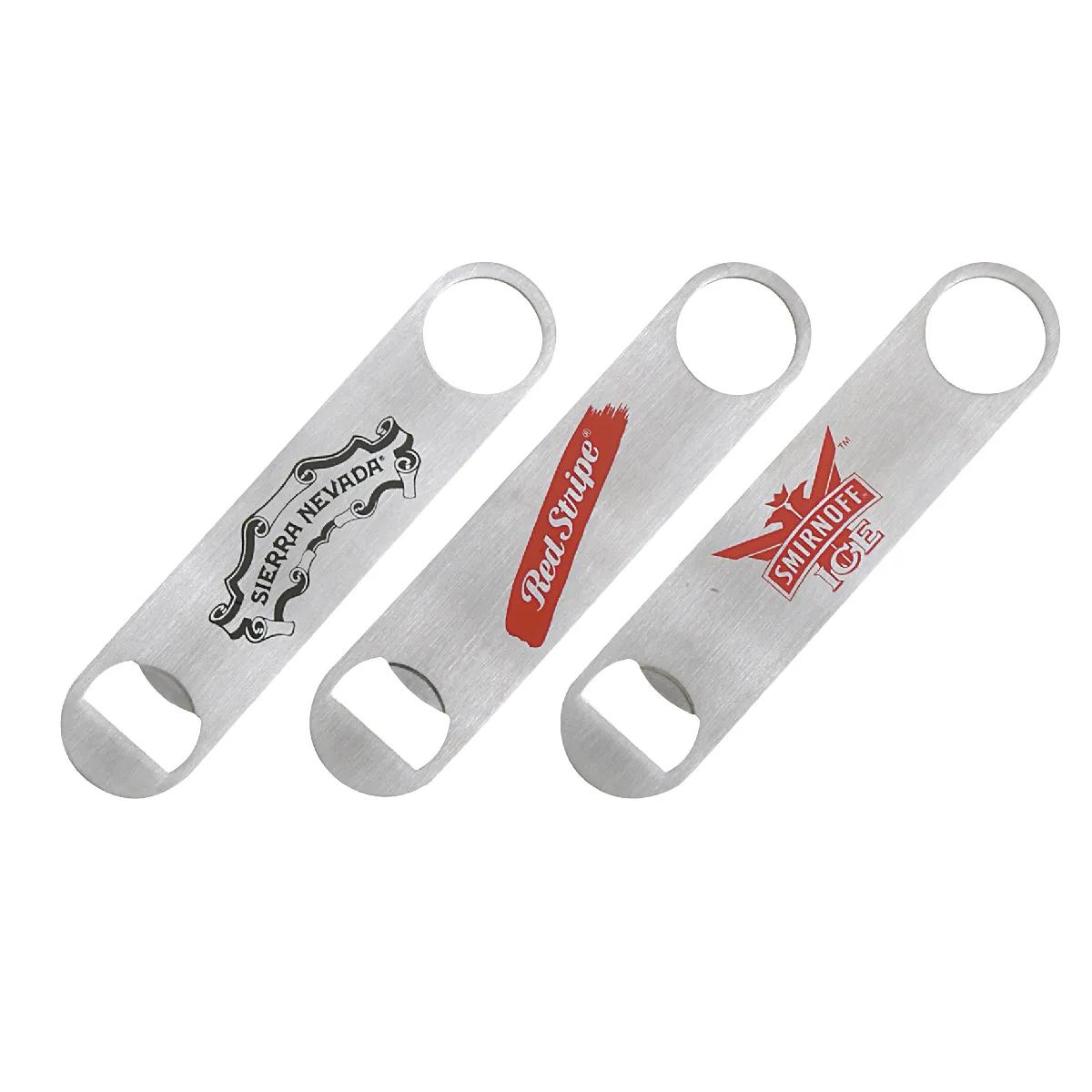 Paddle Style Stainless Steel Bottle Opener - product view 1