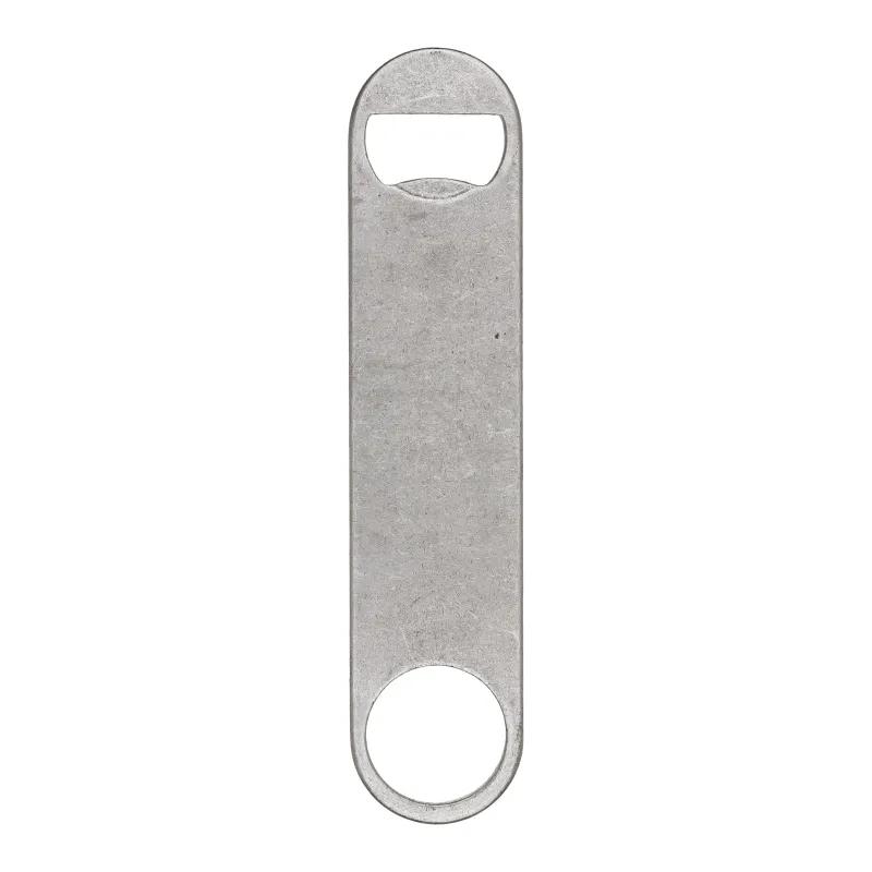 Bottle Opener Antique Pewter Finish Paddle - 7 x 1.5 in - product view 2