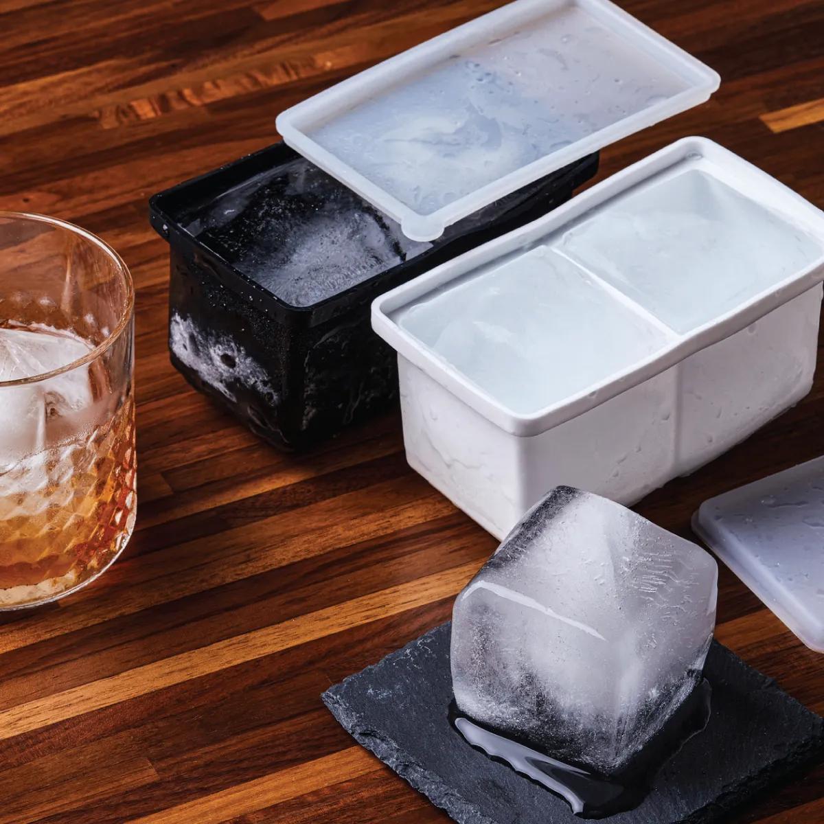 Ice Cube Mold Dual 2-Inch Silicone Tray - 4.5 x 2.5 in - product view 4