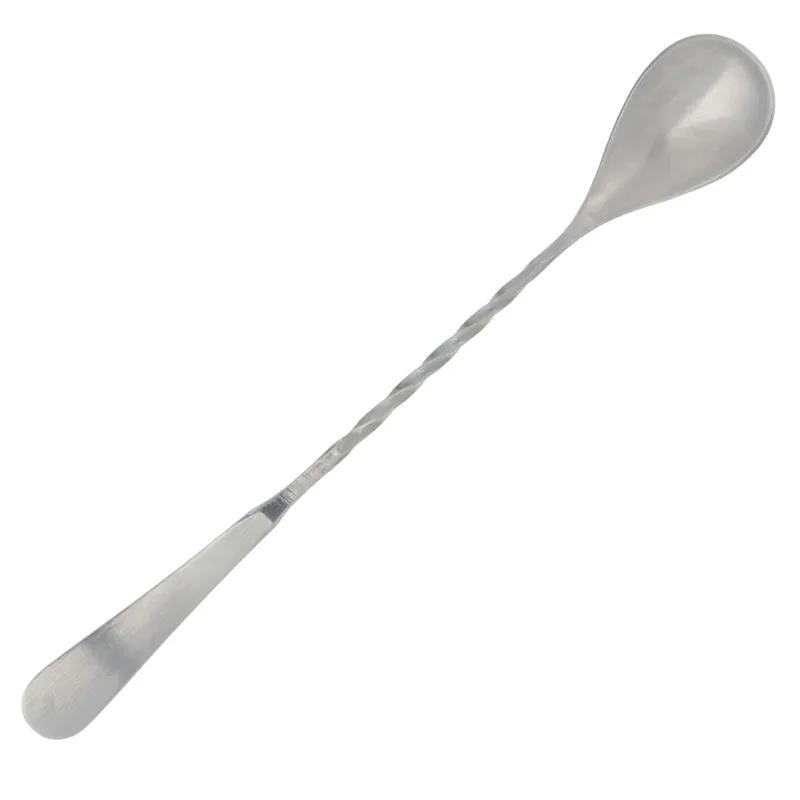 Cocktail Mixing Spoon Spiral Pattern Steel - 7.5 x 1 in - product view 2