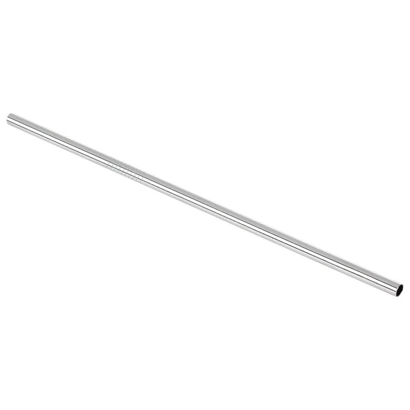 Stainless Steel Straw with Cleaning Brush - 8.5 x 0.25 in - product view 2