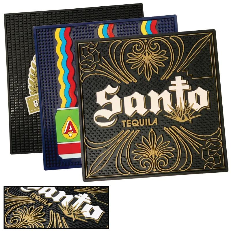 Custom Molded Bar Mat Heavy Duty PVC - 14 x 14 in