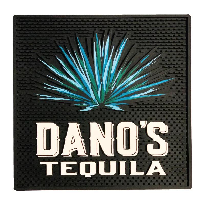 Custom Molded Bar Mat Heavy Duty PVC - 14 x 14 in - product view 2