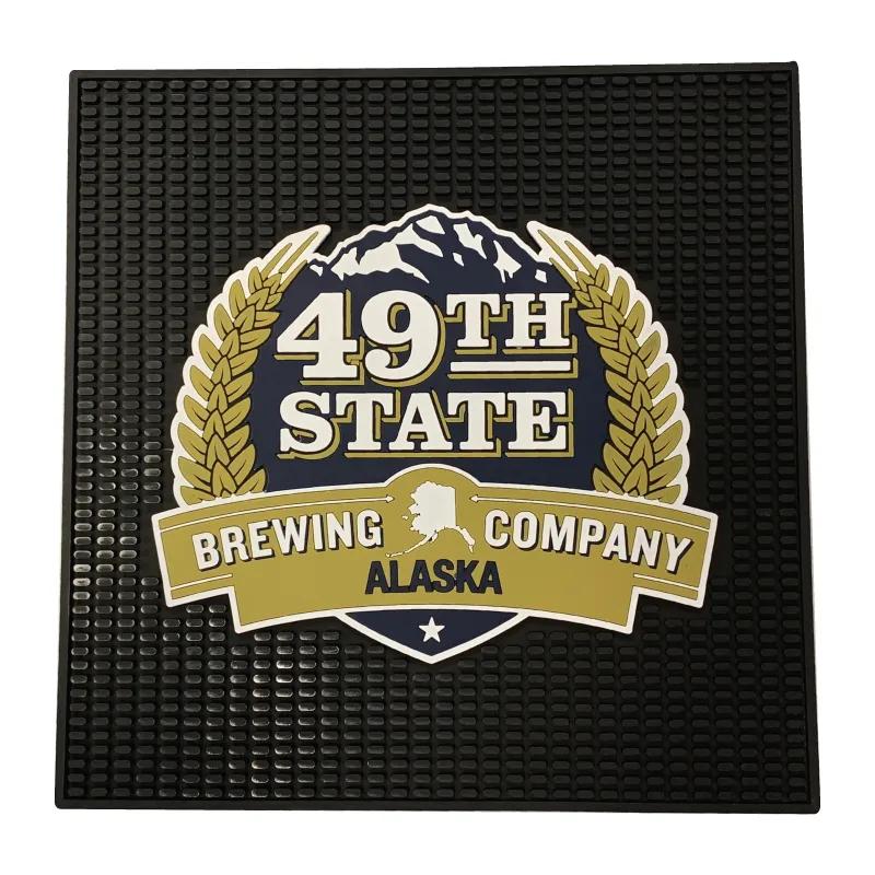 Custom Molded Bar Mat Heavy Duty PVC - 14 x 14 in - product view 3