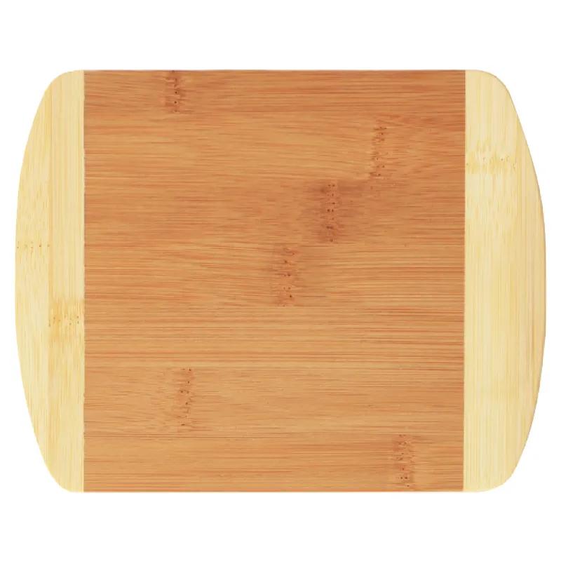 Two-Tone Bamboo Cutting Board Large Contrasting Edges - 11 x 8.75 in - product view 2