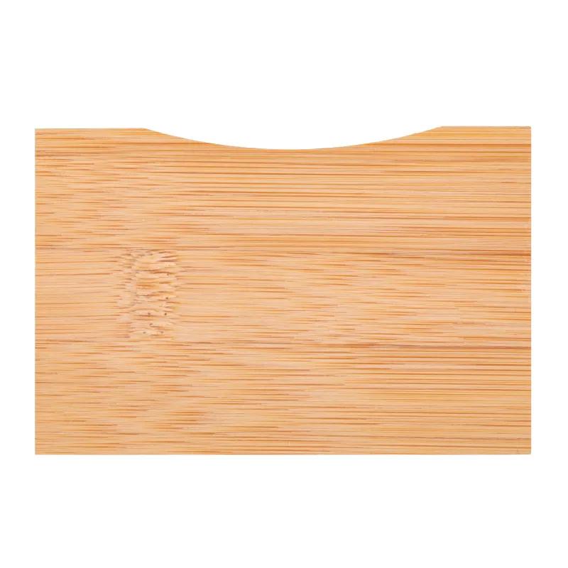 Bamboo Desk Organizer Cup Lacquer Coated Pen Holder - 4.25 x 3 in - product view 2