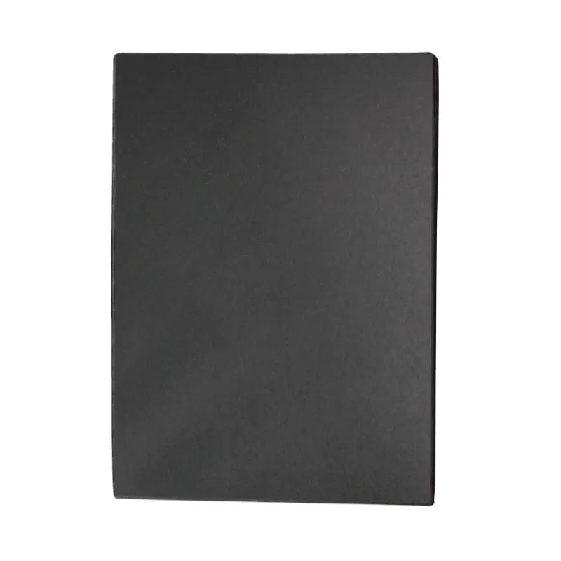 Large Rigid Cardboard Gift Box Matte Black Foam Padding - 6.5 x 9 in - product view 2