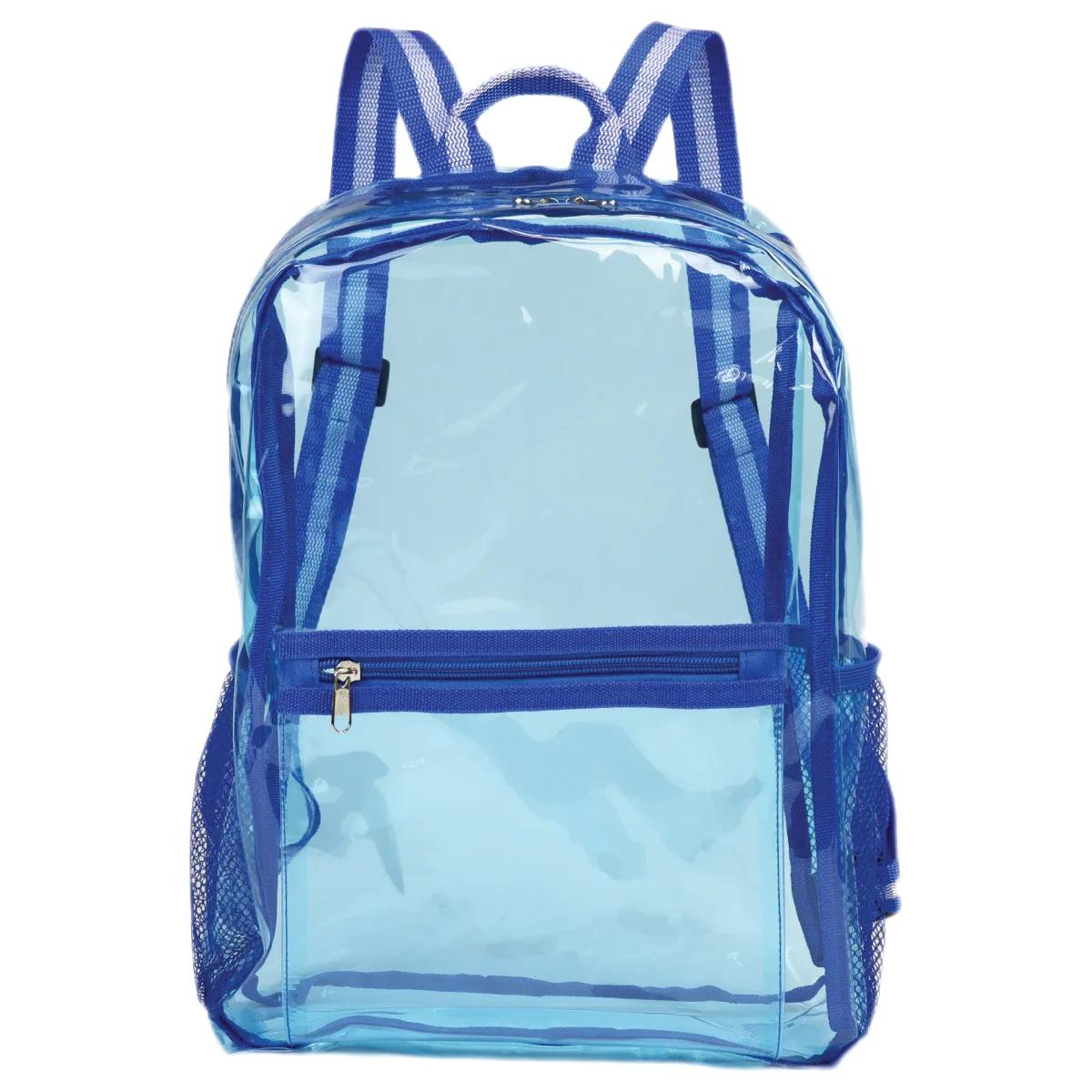 Clear Festival Backpack TPU Waterproof Mesh Pockets - 12 x 16 x 5 in - product view 4