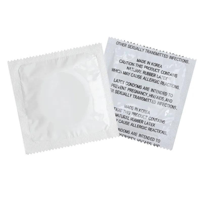 Condom Individual Blank Latex Lubricated - 2.125 x 2.125 in