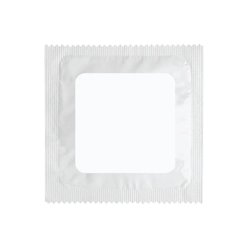Condom Individual Square Decal Full Color Print - 2.125 x 2.125 in - product view 2