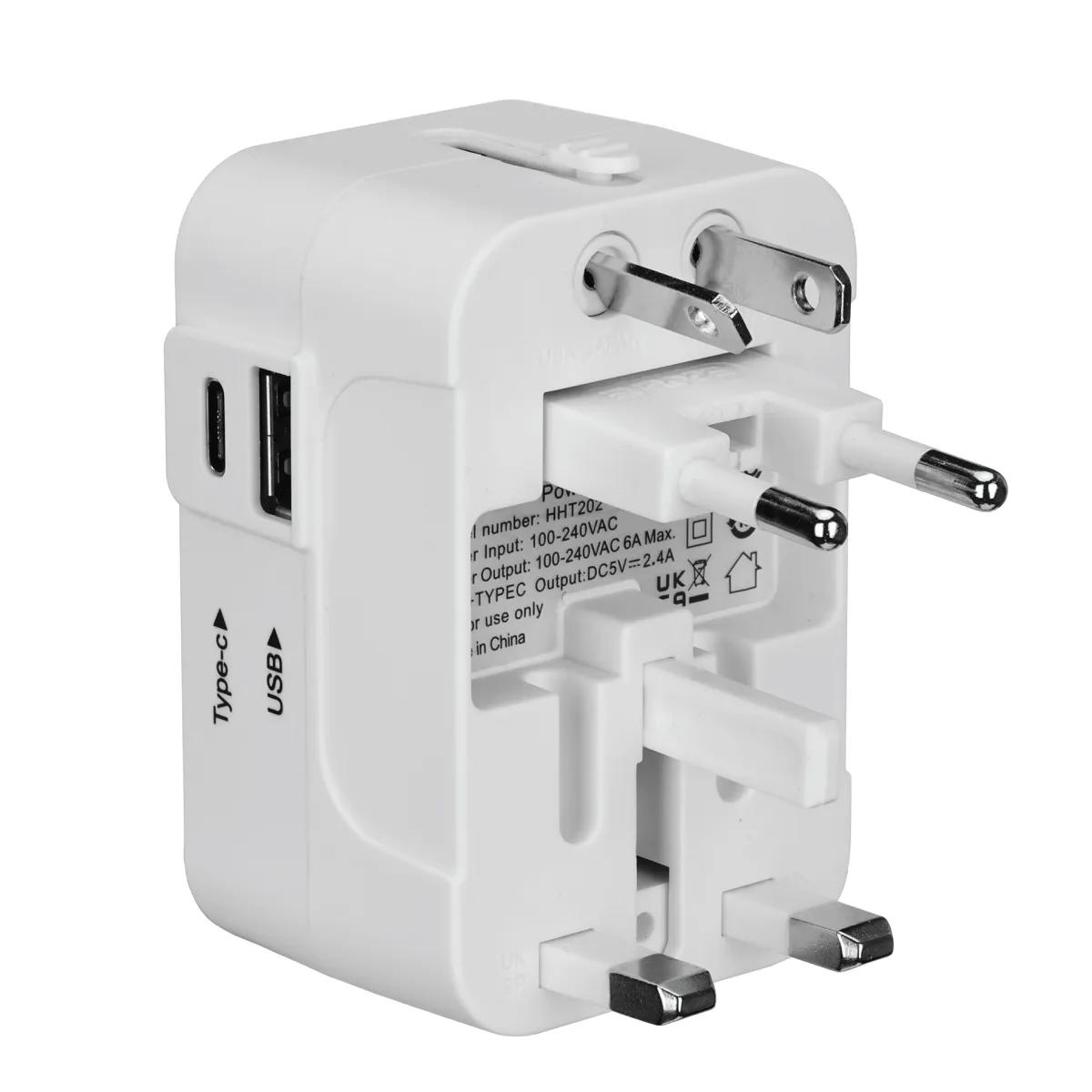 Travel Adapter Universal International USB-C Fast Charge - 1.9 x 1.5 x 3 in - product view 4