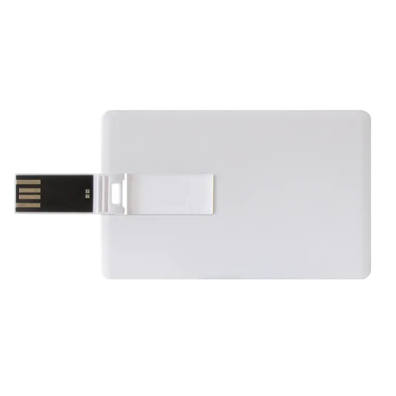Custom USB Flash Drive Credit Card Style Swivel - 8GB - product view 3