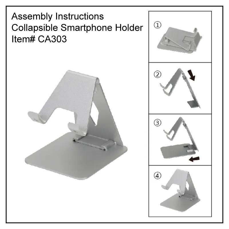 Phone Stand Aluminum Adjustable Tablet Holder - 2.75 x 3 in - product view 9