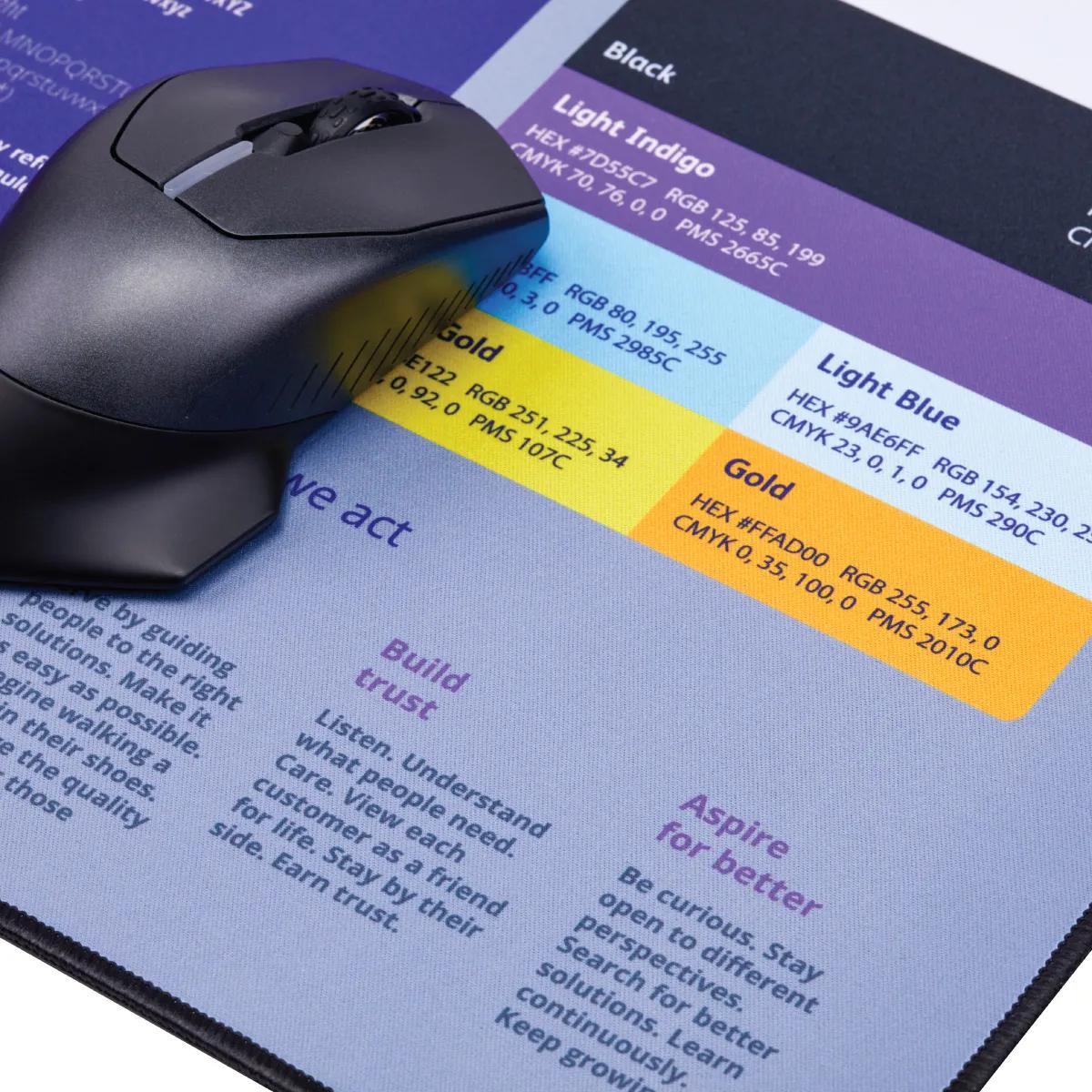 Desk Mat XXL Gaming Mouse Pad Stitched Edges - 35.75 x 15 in - product view 5