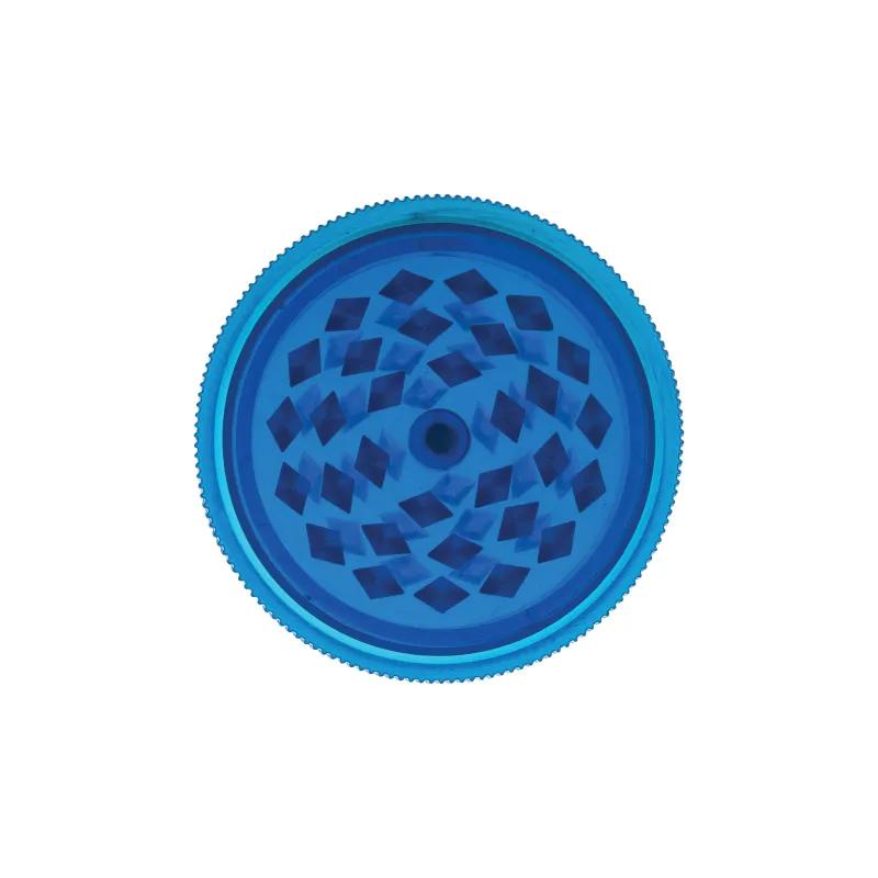 Herb Grinder Plastic 2 Piece Magnetized Lid - 2.25 in Dia - product view 3