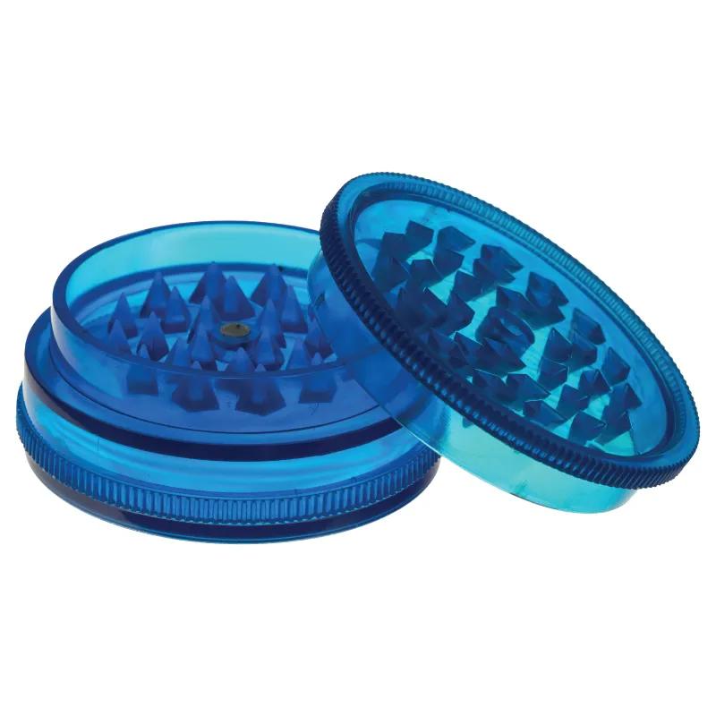 Herb Grinder Plastic 2 Piece Magnetized Lid - 2.25 in Dia - product view 6