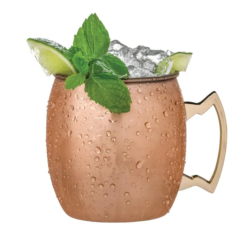 Moscow Mule Mug Copper Plated Stainless Steel - 17 oz - product view 3
