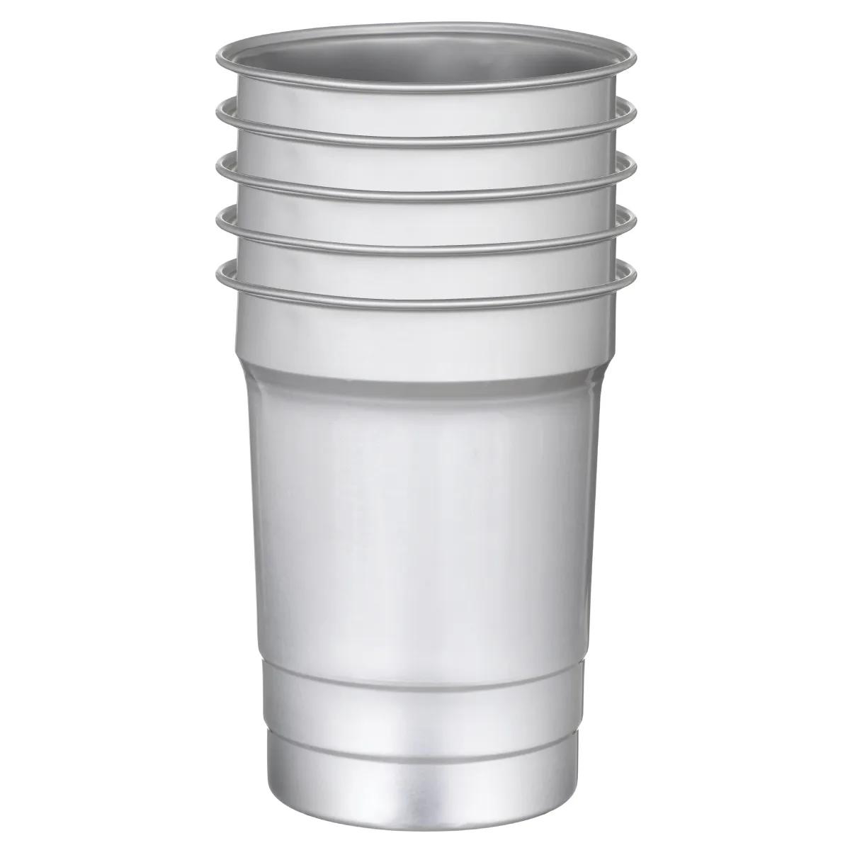 Aluminum Party Cup Recyclable Reusable Stadium - 20 oz - product view 3