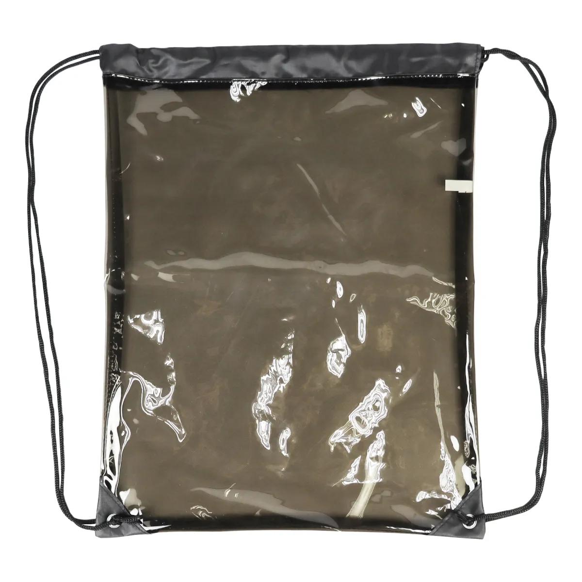 Clear Festival Drawstring Bag TPU Stadium Approved - 14 x 18 in - product view 3