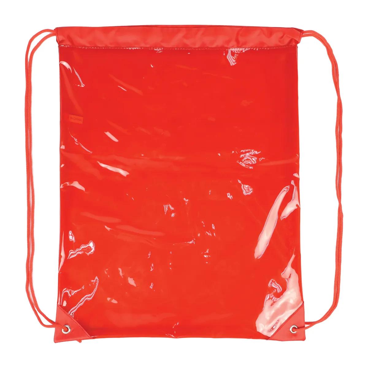 Clear Festival Drawstring Bag TPU Stadium Approved - 14 x 18 in - product view 5