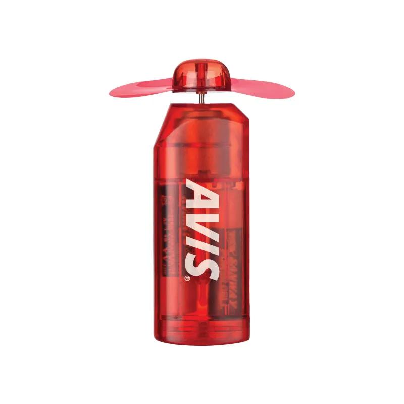 Custom Hand Fan Mini Battery Powered Plastic Blades - 4.25 x 2.5 in