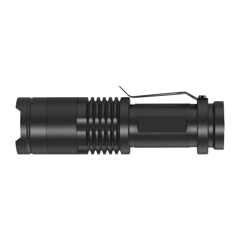 Tactical UV LED Flashlight Telescoping Beam Adjustable - 3.6 in - product view 2