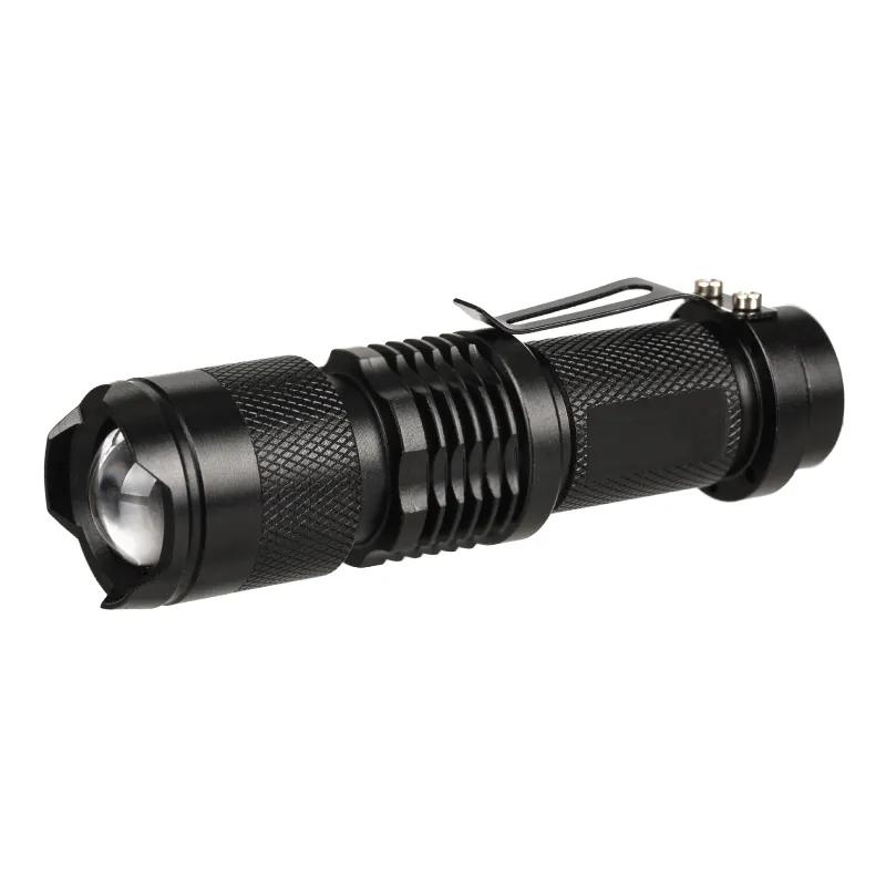 Tactical UV LED Flashlight Telescoping Beam Adjustable - 3.6 in - product view 3
