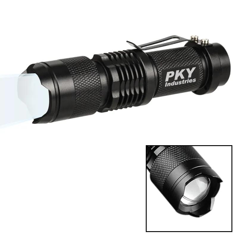Tactical CREE LED Flashlight 90 Lumen Telescoping Beam - 3.6 in