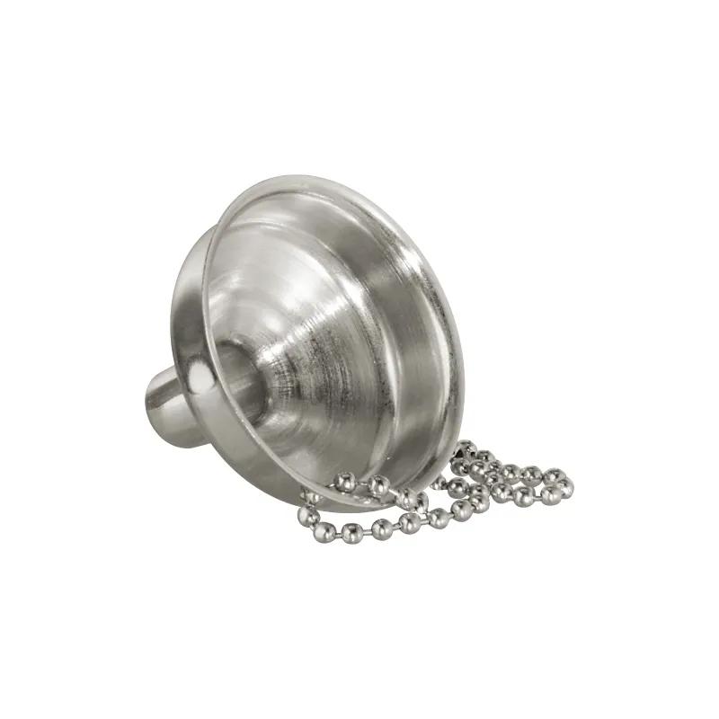 Flask Funnel Stainless Steel Mini with Chain - 1 1/4 x 1 1/2 in - product view 3